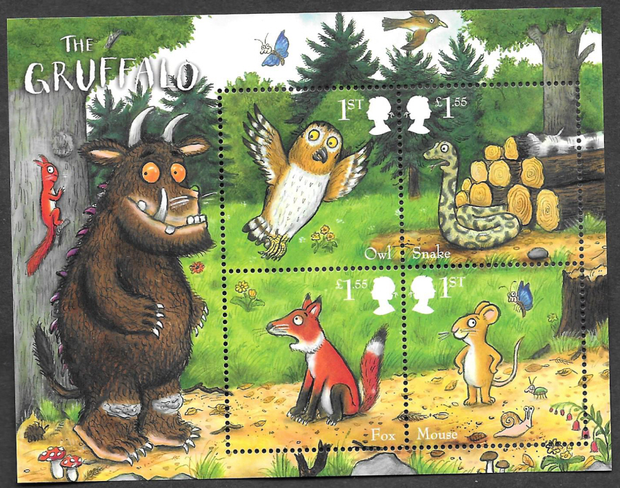 (image for) MS4282 2019 The Gruffalo Non-Barcoded Miniature Sheet - Click Image to Close